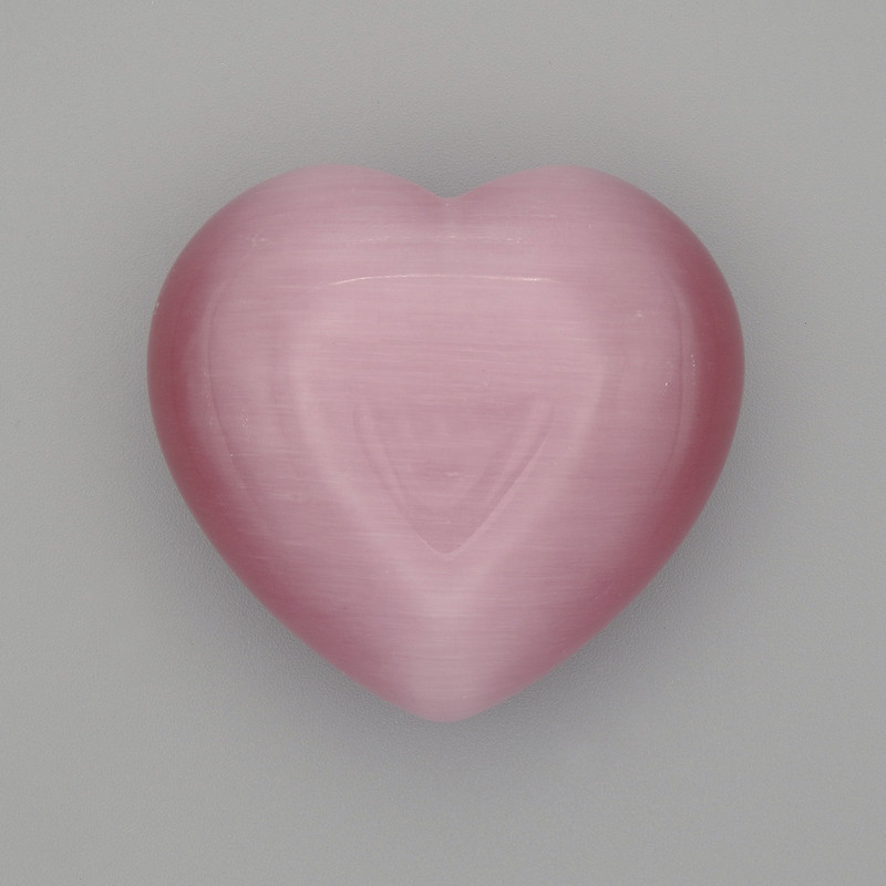 Souvenir Cat's Eye Heart Stone 38×40×20mm+