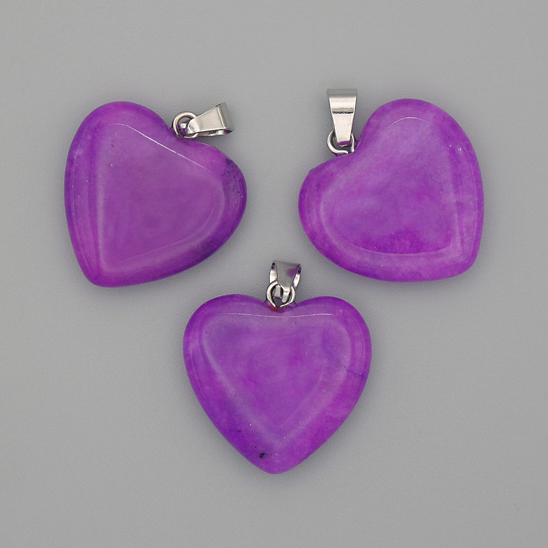 Heart Pendant Tourmaline 20x20x25mm+