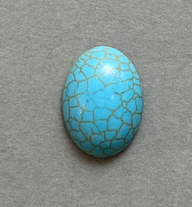 Turquoise Cabochon Findings 18×13mm ± price per 1 piece