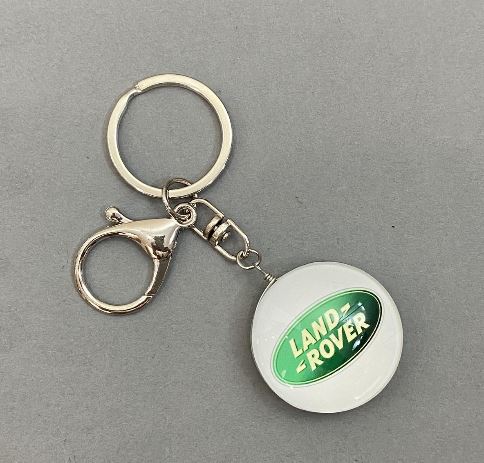 Land Rover Car Keychain, diameter 35 mm+-, length 10 cm+