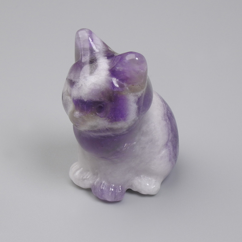 Amethyst Cat Figurine