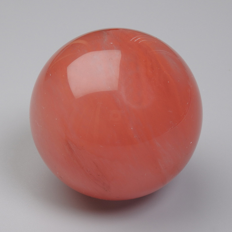 Souvenir Sphere Made of Natural Chalcedony, 40 mm Diameter
