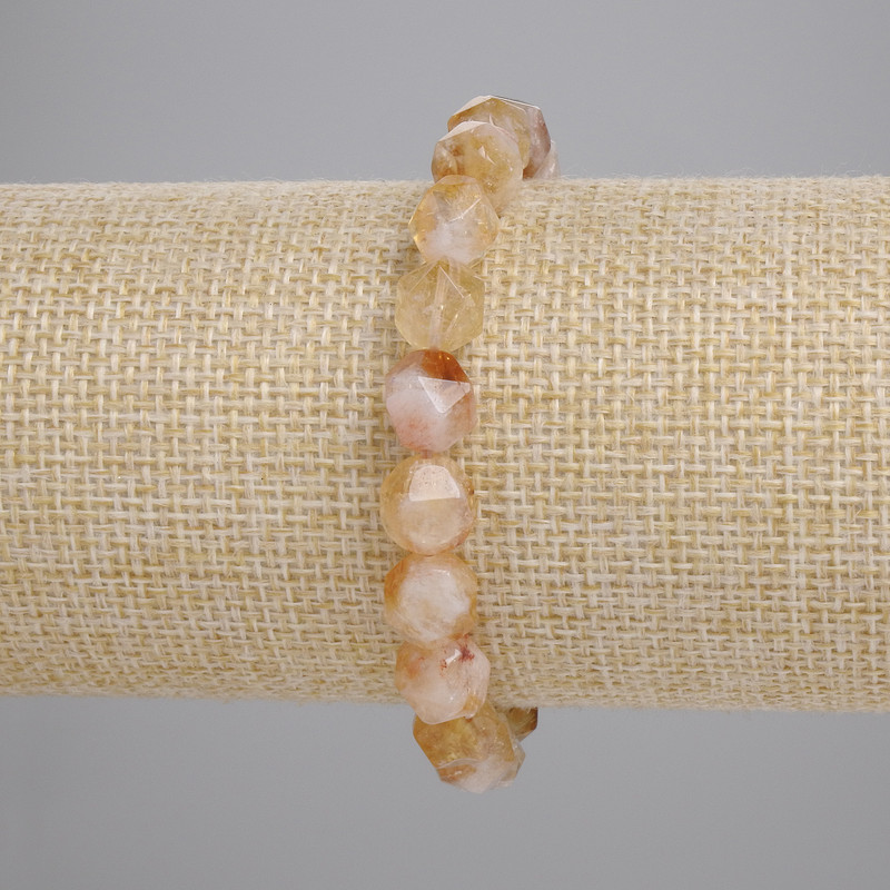 Faceted Natural Citrine Bracelet