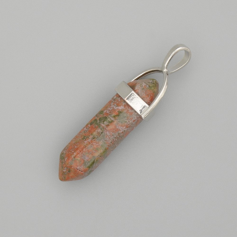 Heliotrope Hexagonal Pendant 4 cm+