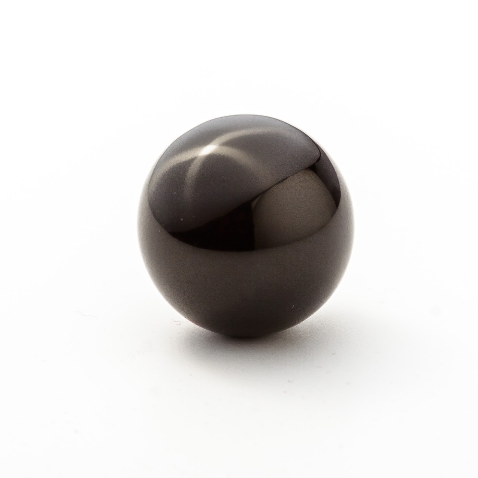 Natural Stone Souvenir Sphere: Black Agate (Large) (price per 100 g), weight from 500 g