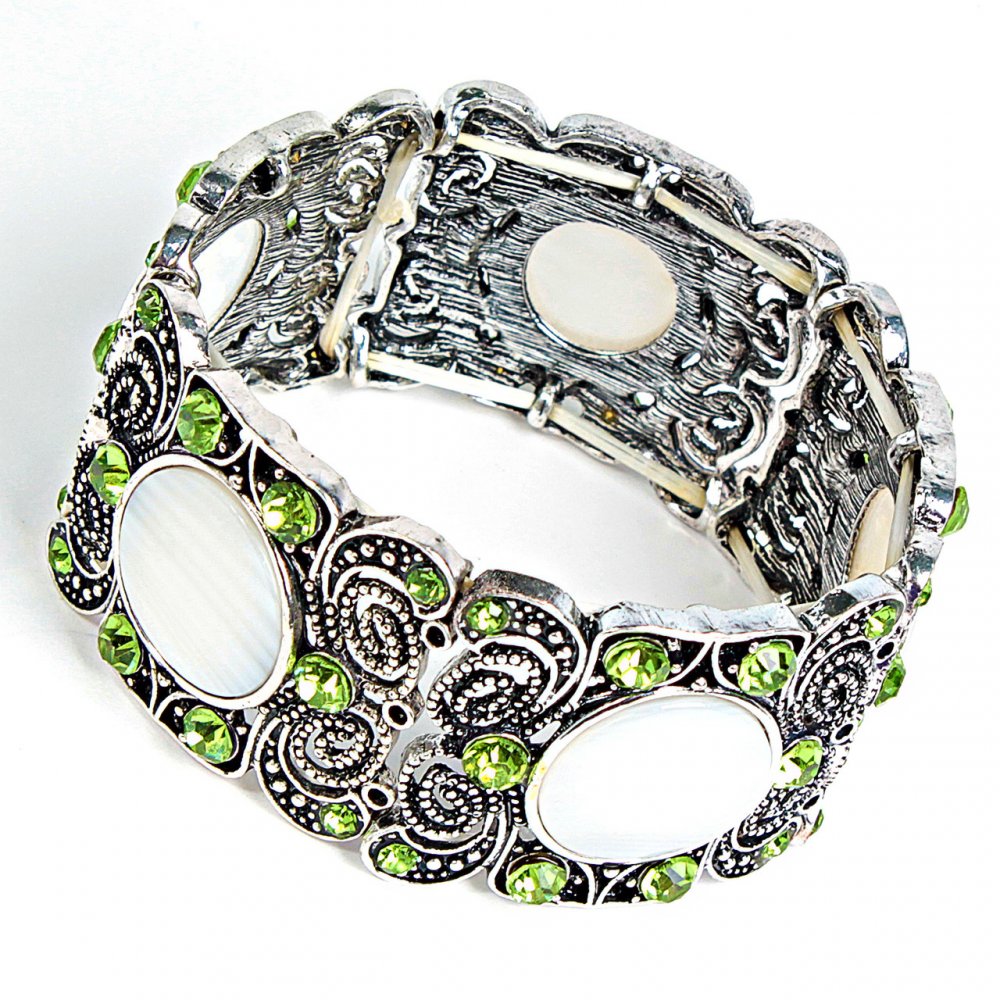 Bracelet with Mother-of-Pearl Inlay
