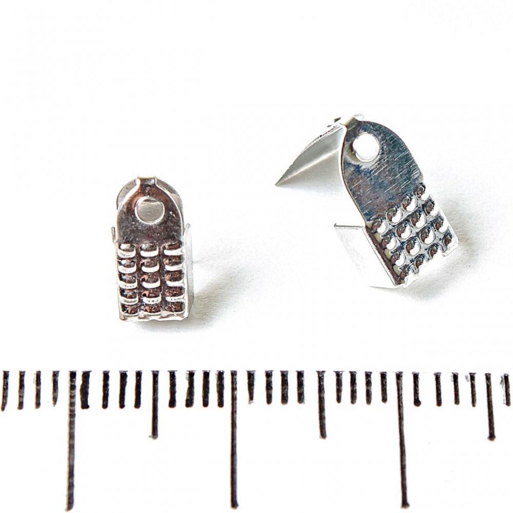 Cord end crimps 5×11 mm, 50 pcs