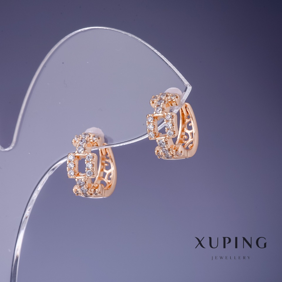 Xuping Chains Earrings 13x6mm '18K Gold Plating'