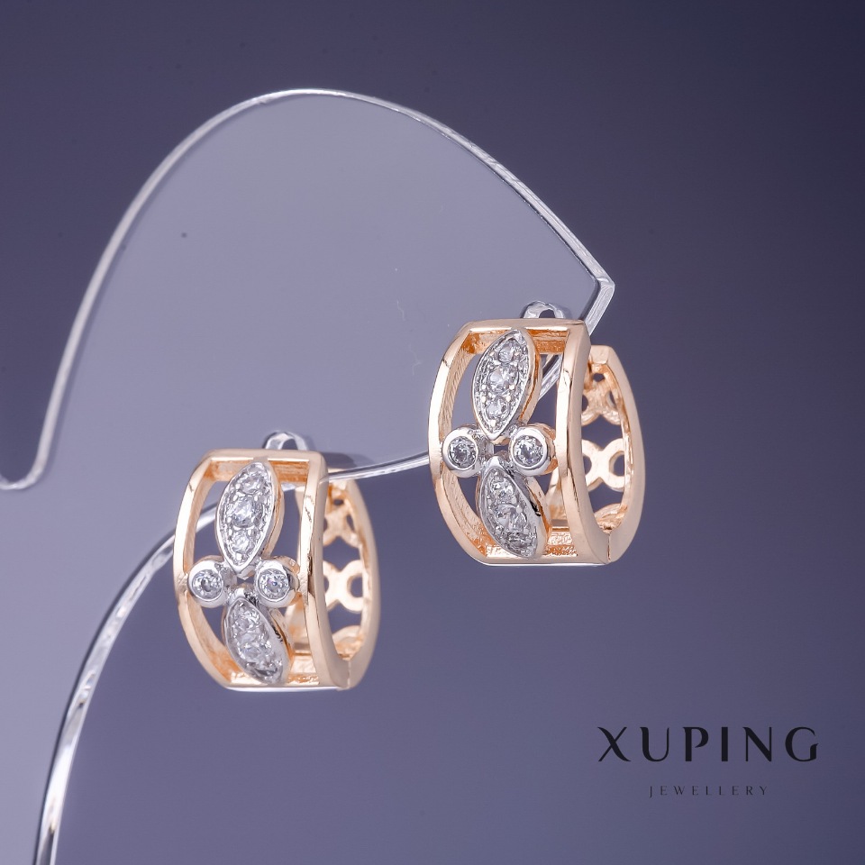 Xuping Earrings 15x9mm '18K Gold Plating'