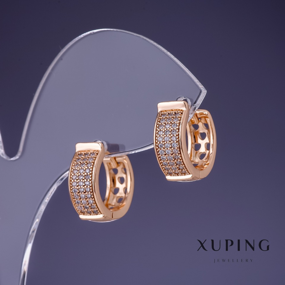 Xuping Earrings 7×15 mm "18K gold plating"
