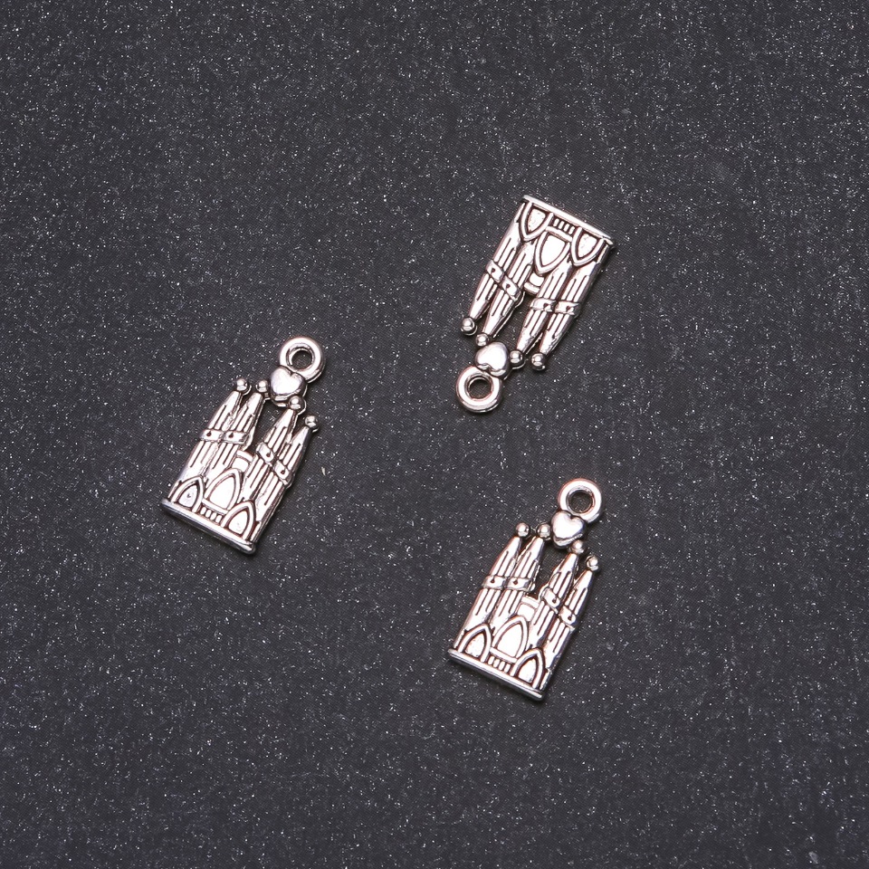 Pendant Fittings 'Lock' 9x19 mm packaging 20 g +/- 18 pcs