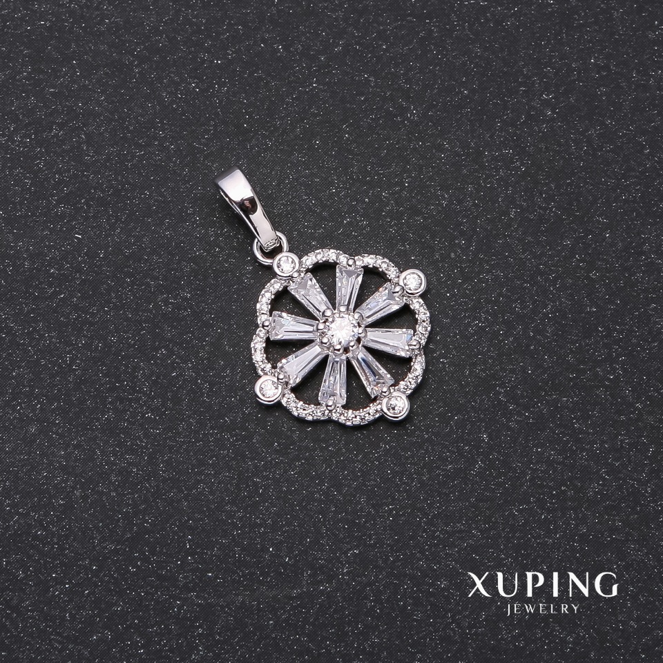 Xuping Rhodium-Plated Pendant 28x22x19mm