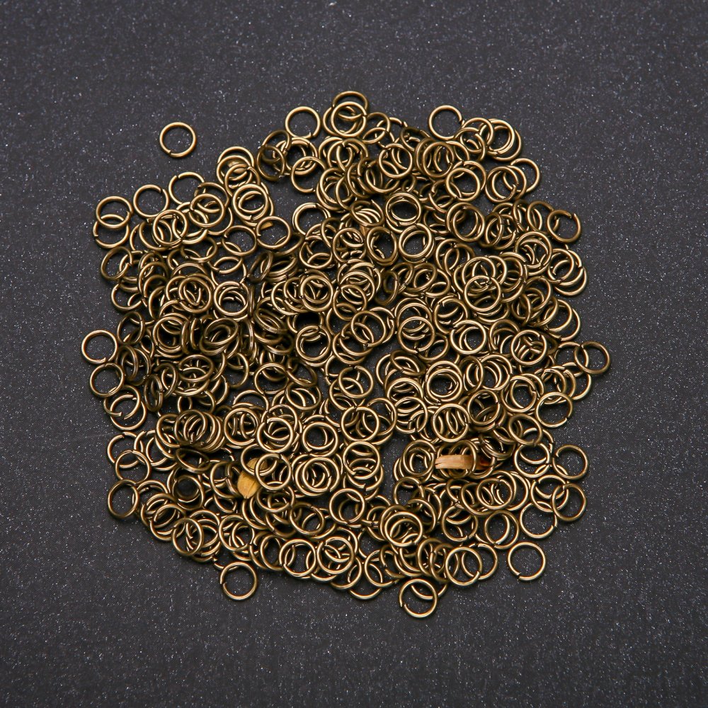 Bronze Connecting Rings, 3 mm Diameter, 20 g Pack