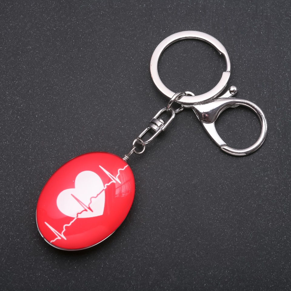 Keychain, diameter 3.5 cm, length 9 cm