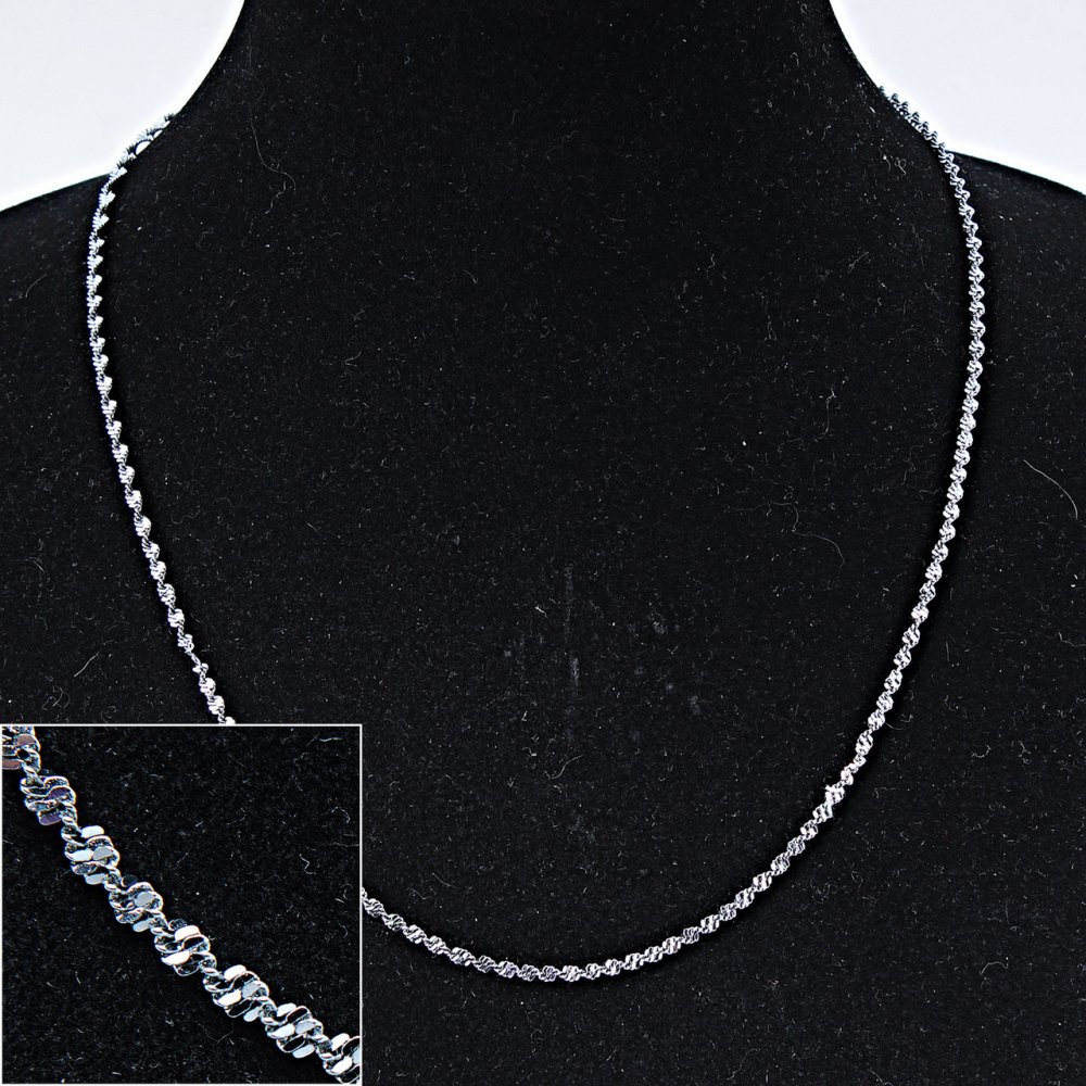 Metal rope chain for costume jewelry (length 50 cm)