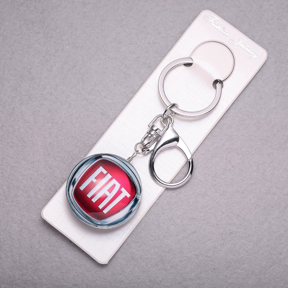 Fiat Car Keychain, 10 cm long
