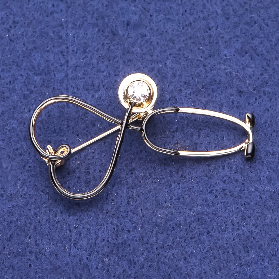 Brooch 'Stethoscope'