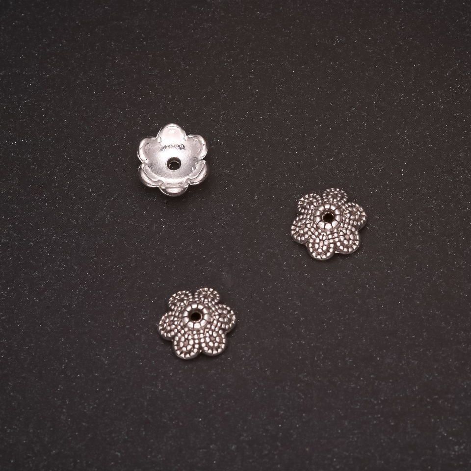 End caps for fittings, size 10x4 mm, inner diameter 1.5 mm, packaging 20 g, +/- 22 pcs