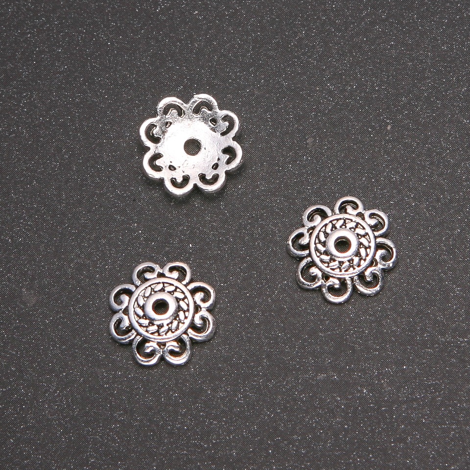 End cap fittings, diameter 13mm, inner diameter 7mm, finish 20 g +/- 17 pcs