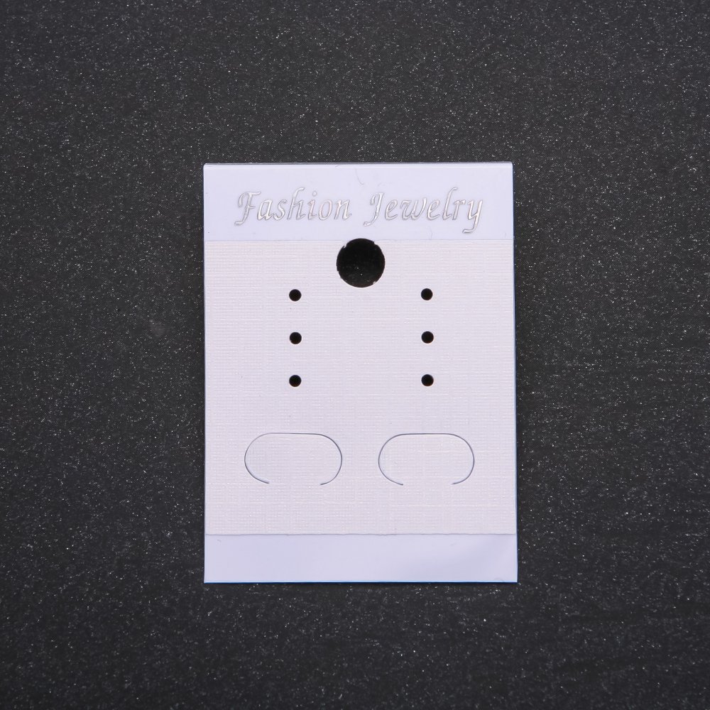 Earring display board 5x3, 7 cm 100 pcs
