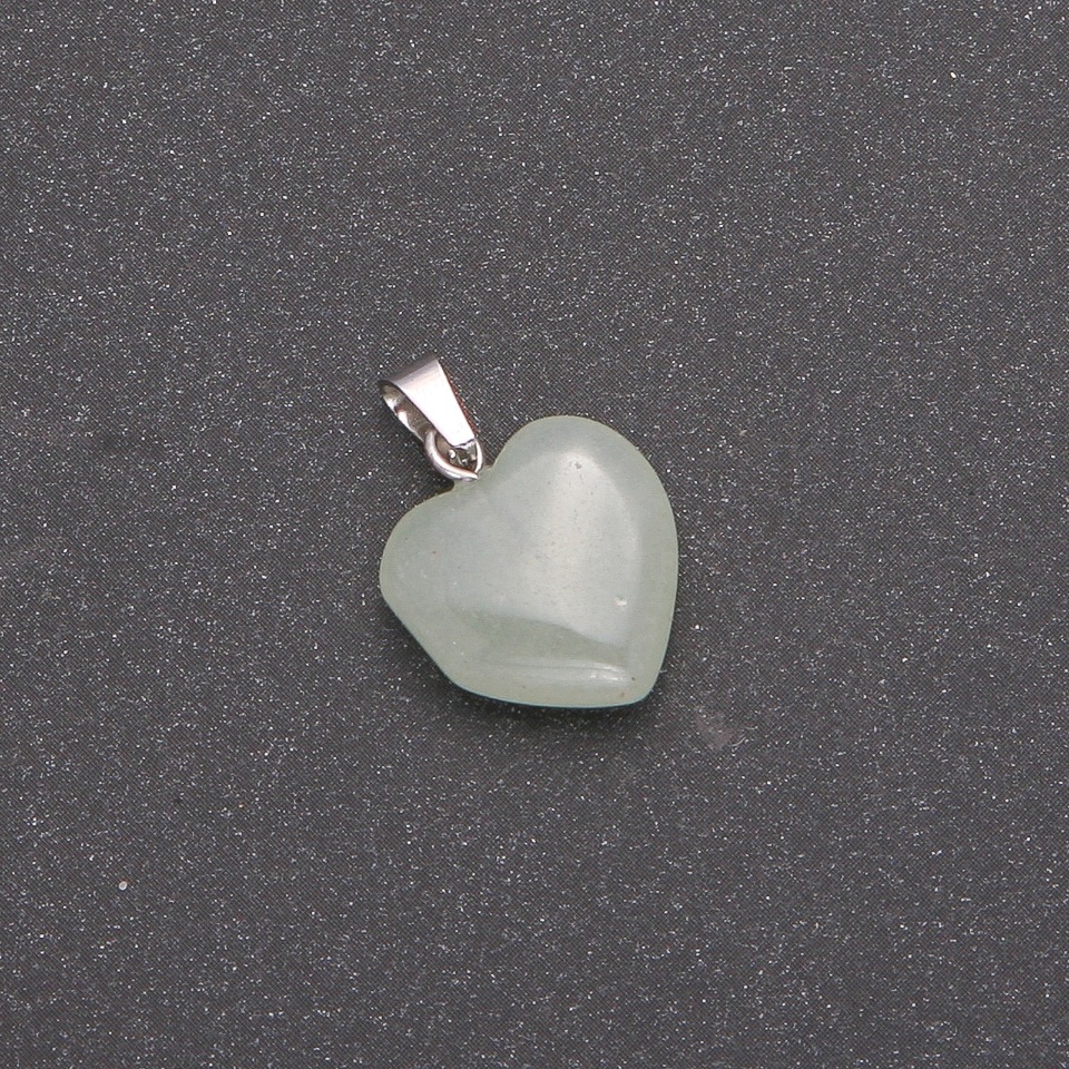 Heart Pendant Nephrite 14×14×23 mm