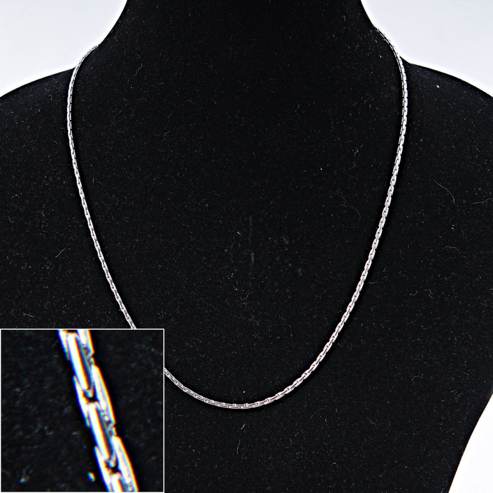 Metal anchor chain for jewelry, 50 cm