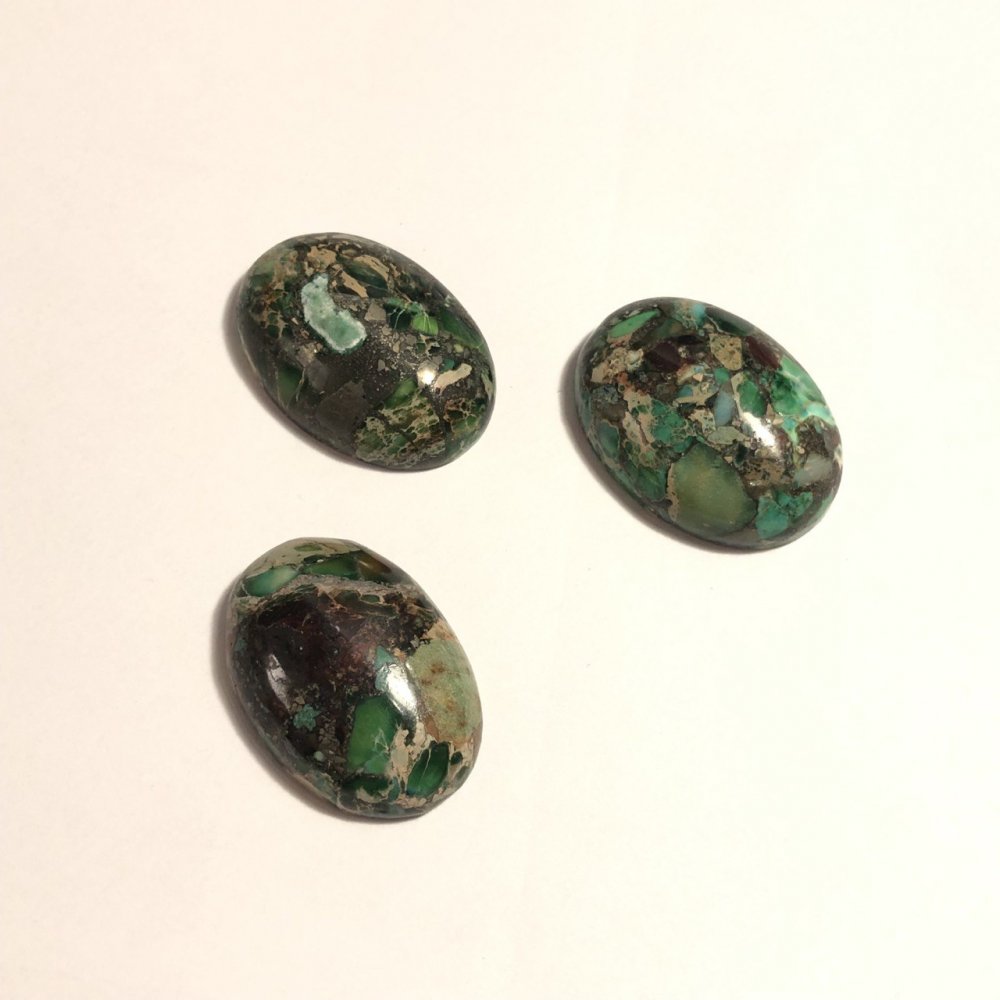 Variscite Stone Cabochon 25x18mm
