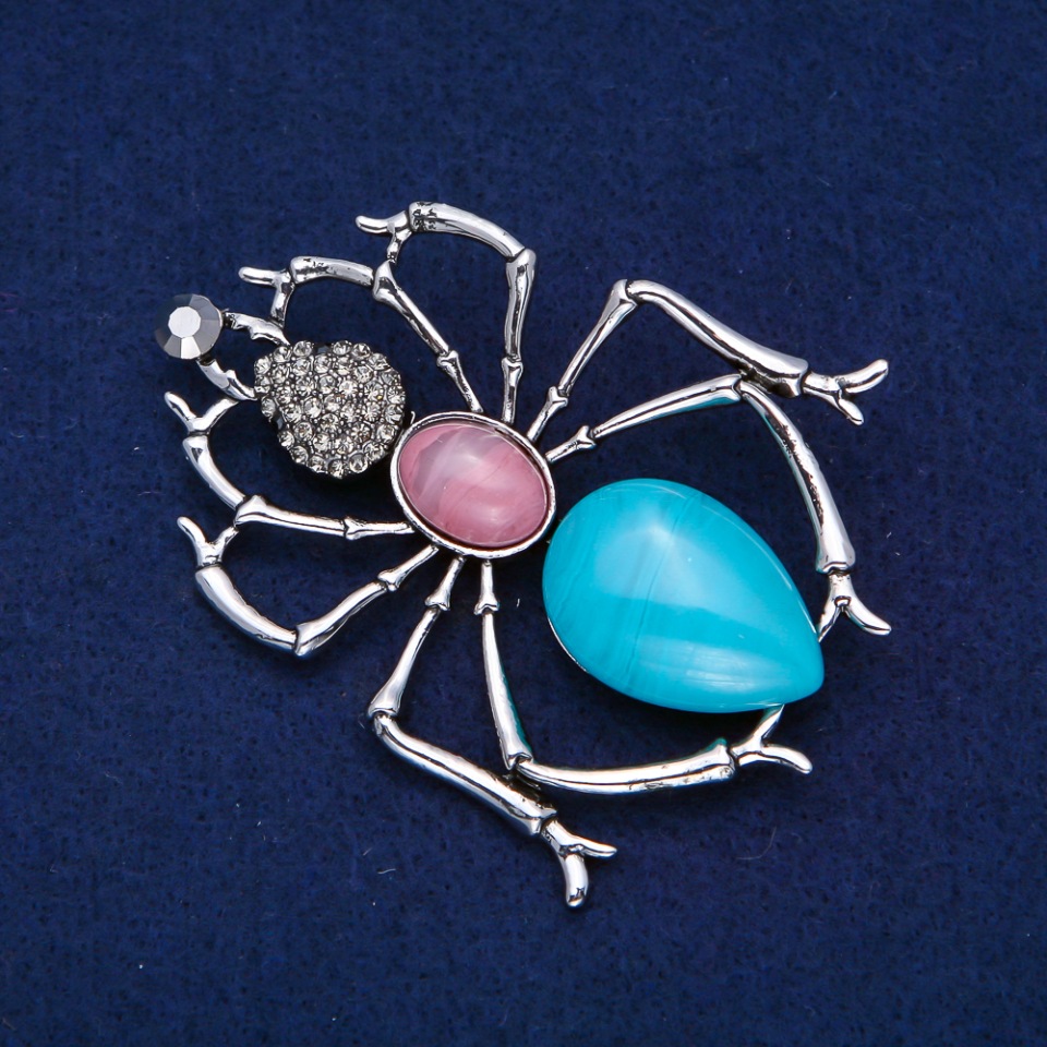 Ant Brooch in Silver-Toned Metal 72x57mm +