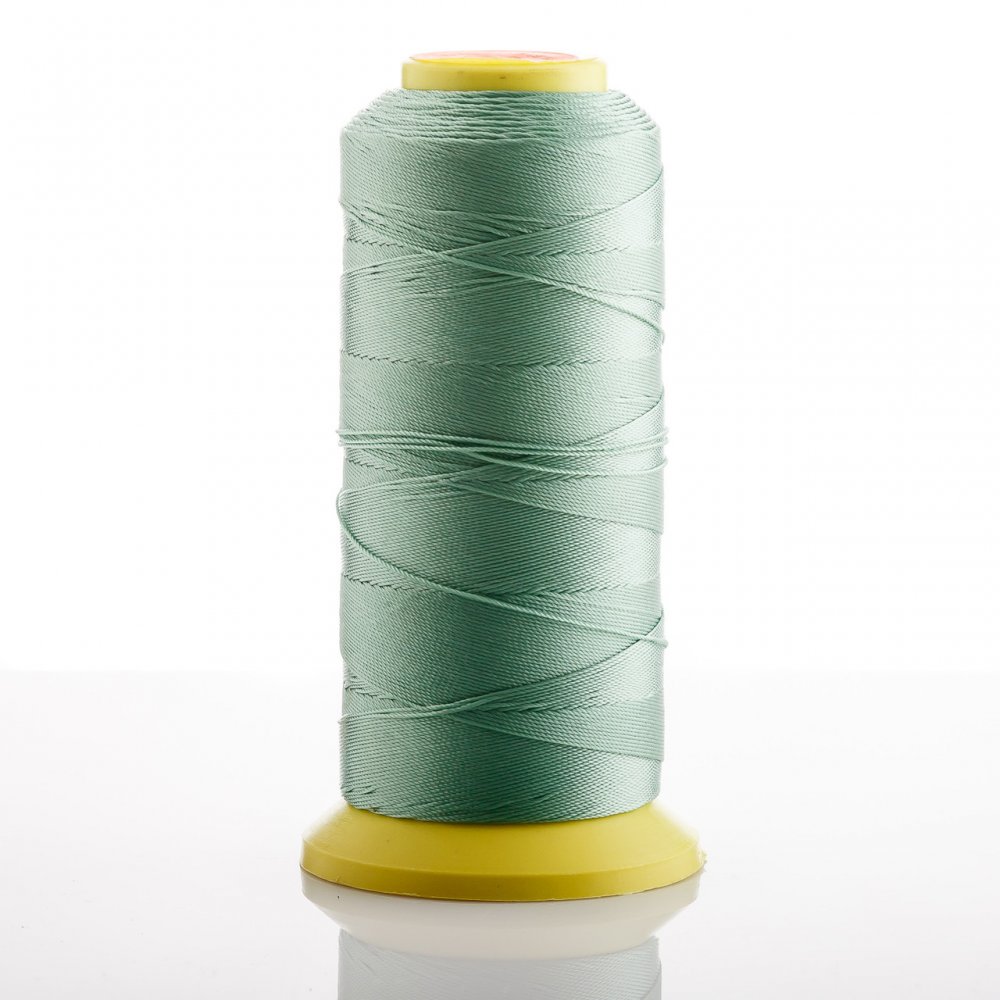 Olive-green nylon bobbin thread, 0.6 mm diameter, for crafts, 500 m