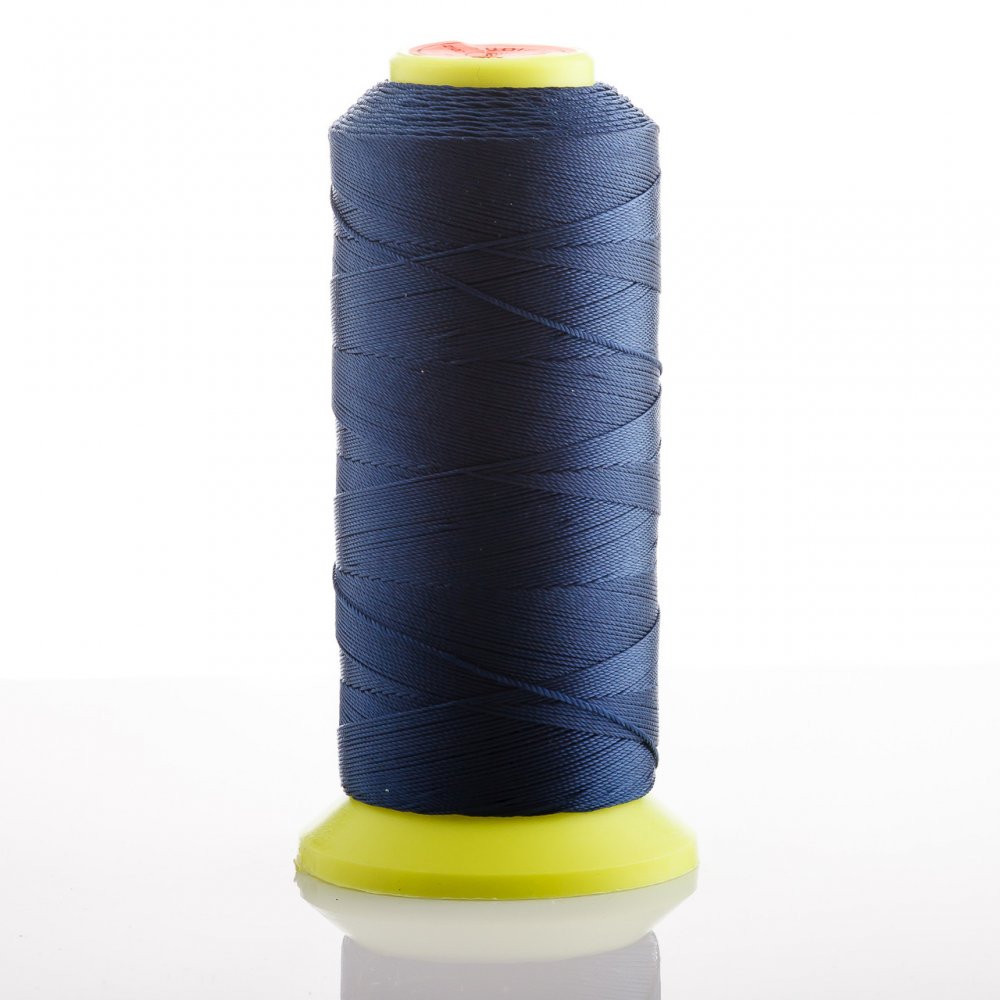 Blue Sapphire Nylon Bobbin Thread, 0.6 mm Diameter, for Crafts, 500 m