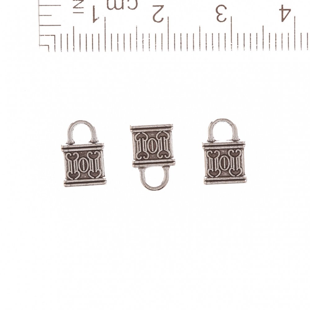 Padlock Pendant 10×7 mm