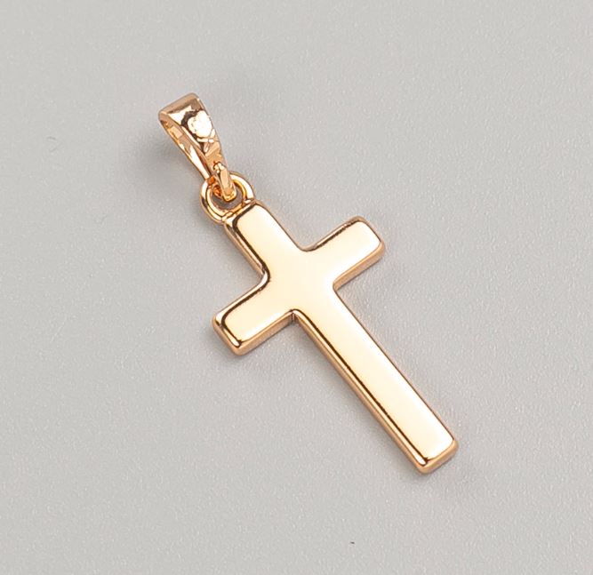 Xuping Cross Pendant 18K Gold Plated, 24.5×12 mm+