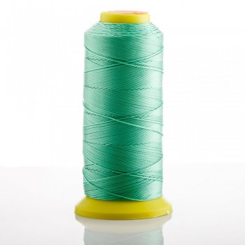 Mint green bobbin thread, 0.3 mm diameter, nylon for crafts, 500 m