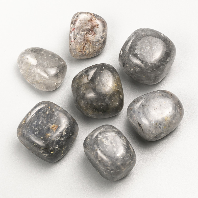 Souvenir natural stone Smoky Quartz faceted 22x19mm (+/-) packaging 100 g