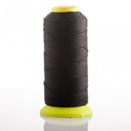 Black nylon bobbin thread, 0.3 mm diameter, for crafts, 300 m